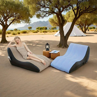 Divano gonfiabile sdraio relax per casa campeggio portatile