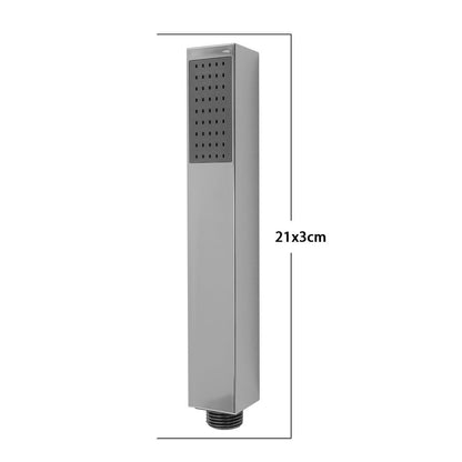 Doccino quadrato moderno soffione doccia da bagno vasca doccetta attacco 1/2"