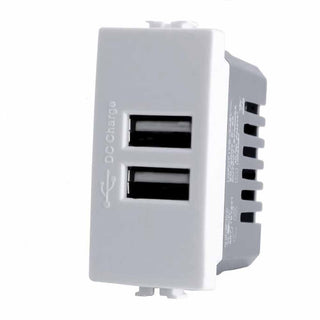 Modulo presa doppia USB compatibile con matix 5V 2 Usb
