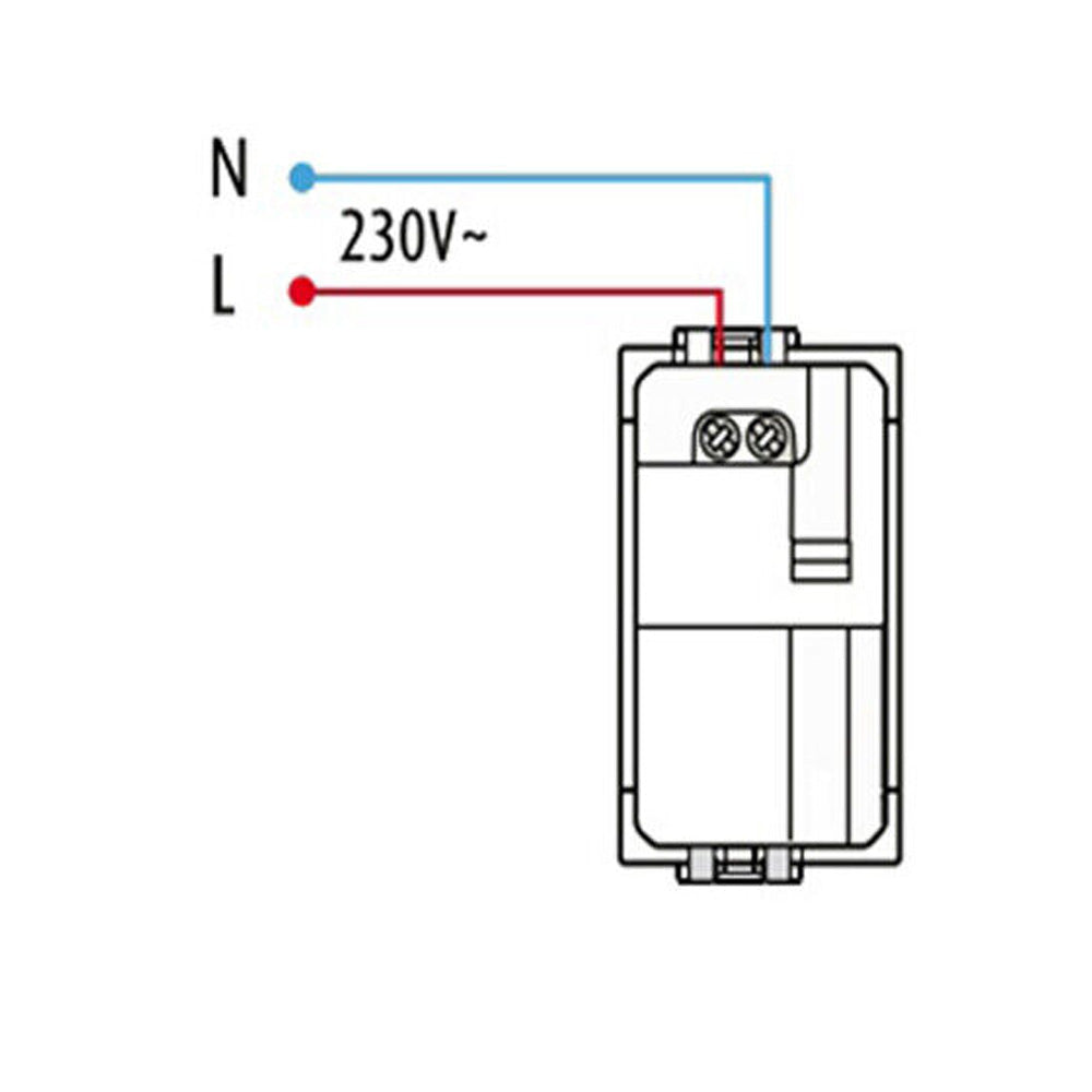 Modulo presa doppia USB da muro per placca cassetta 503 compatibile con Vimar Plana 5V 2 Usb