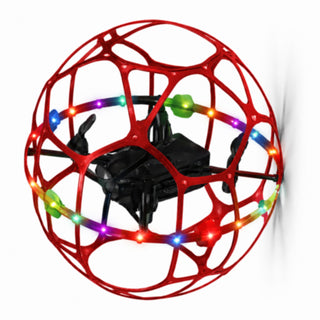 Drone ball a LED RGB racchiuso in una palla da calcio antiurto 360°