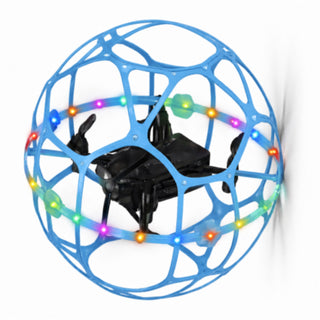 Drone ball a LED RGB racchiuso in una palla da calcio antiurto 360°