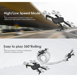 Drone pieghevole 4K WiFi con fotocamera App x smartphone telecomando