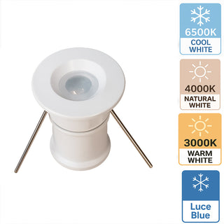 Mini faretto incasso cielo stellato 1W punto luce per esterno IP65