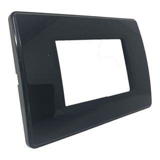 Segnapassi con placca nera sensore movimento pir 1,3W cassetta 503