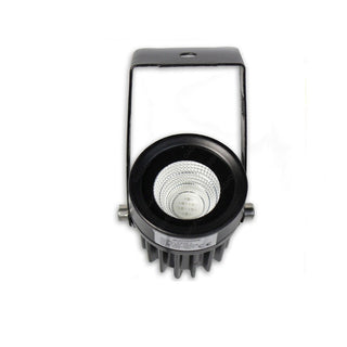 Faretto led nero per esterno 3,5W con staffa orientabile luce giardino