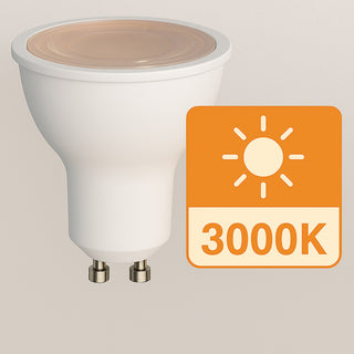 Faretto GU10 6 watt 8 led cob luce calda naturale fredda 435 Lm