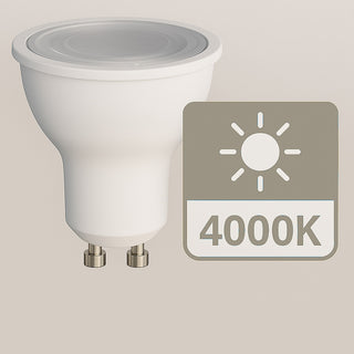 Faretto GU10 6 watt 8 led cob luce calda naturale fredda 435 Lm