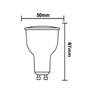 Faretto led 12 watt GU10 per porta faretti luce 6500k 3000k 4000k