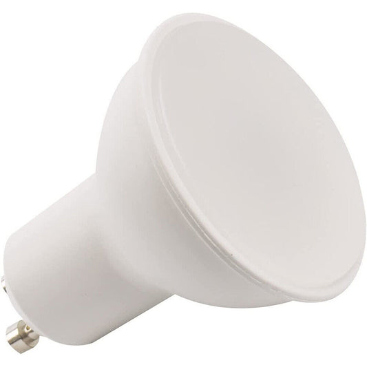 Faretto led 9 watt GU10 luce calda 3000k  naturale 4000k e fredda 6500k  opaco220° 220v lampada illuminazione