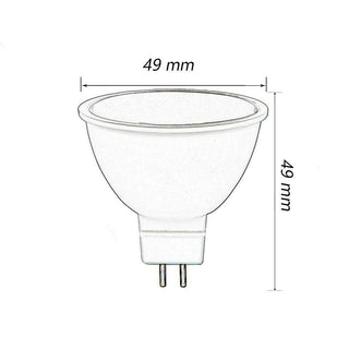 Farett led 6W GU5.3 12V per portafaretti luce 6500k 4000k 3000k MR16