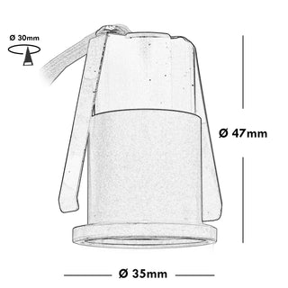 Faretto 1 led COB incasso 3W mini spot punto luce 6500k 3000k 4000k