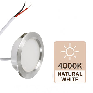Faretto incasso 3W x cappa mensola armadio luce fredda calda naturale