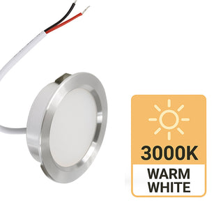 Faretto incasso 3W x cappa mensola armadio luce fredda calda naturale