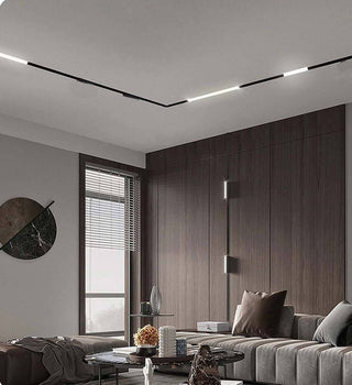 Faretto lineare per binario track monofase 20 watt faro orientabile