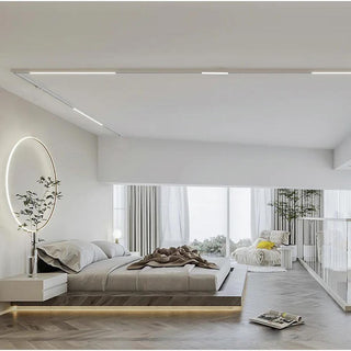 Faretto lineare per binario track monofase 20 watt faro orientabile