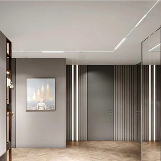 Faretto lineare per binario track monofase 20 watt faro orientabile