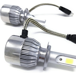 Lampadine led cob fari per auto H7 6000k 12/24V luce 360°