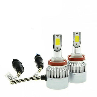 Lampadine led cob fari per auto H11 6000k 12/24V luce 360°
