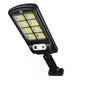 Lampione solare da giardino 40 watt 9 led cob con sensore crepuscolare e di movimento 3 modalità di accensione