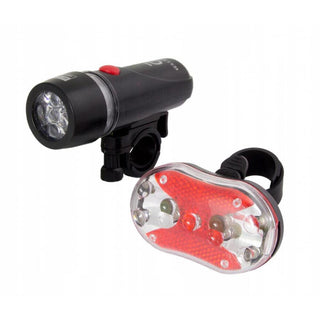Fari per bicicletta fanali anteriore e posteriore a 5 led luce