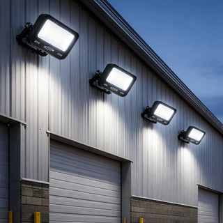 Faro led slim nero 20 watt tecnologia switch CCT IP66 per esterno