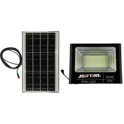 Faro led con pannello solare 800 watt alta luminosità faretto con sensore crepuscolare illuminazione da esterno Ip67 luce fredda 6500k TOP QUALITY