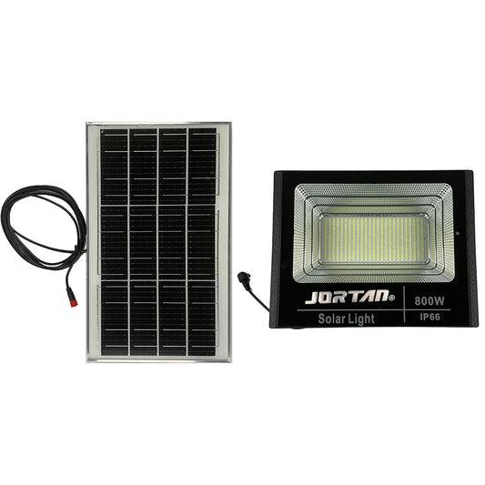 Faro led con pannello solare 800 watt alta luminosità faretto con sensore crepuscolare illuminazione da esterno Ip67 luce fredda 6500k TOP QUALITY