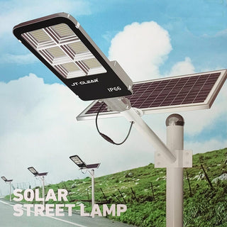 Faro led pannello solare 400W telecomando staffa IP66 luce 6500k