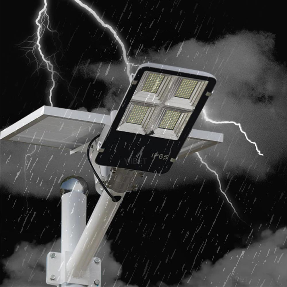 TEMPO DI SALDI Faro 400W A Led Smd Con Pannello Solare E Sensore Crepuscolare Co - Foto 12