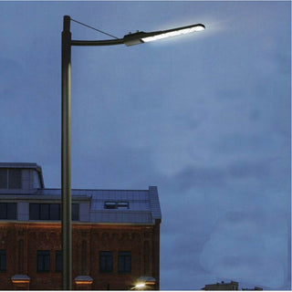 Faro lampione stradale led 100W inclinabile 90° a luce 6500k IP65