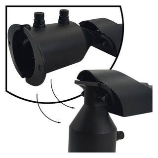 Faro lampione stradale led 100W inclinabile 90° a luce 6500k IP65