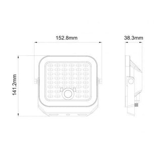 Faro pannello solare crepuscolare o di movimento 140 e 420 watt  IP65