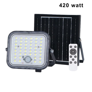 Faro pannello solare crepuscolare o di movimento 140 e 420 watt  IP65