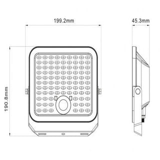 Faro pannello solare crepuscolare o di movimento 140 e 420 watt  IP65