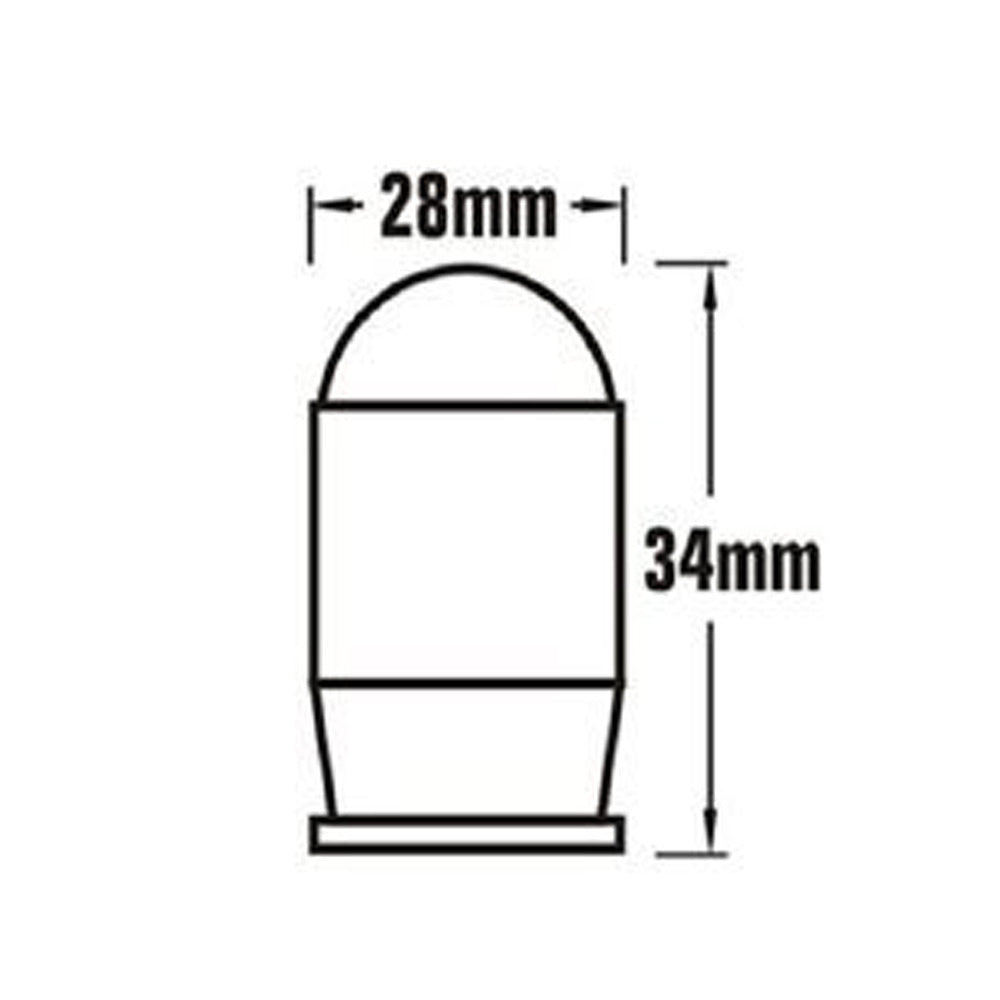 Ferma porta da parete 20 grammi in legno con tampone in gomma ammortizzatore fermaporta paracolpi 60x28 mm