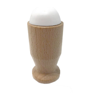 Ferma porta da paretei in legno con tampone in gomma paracolpi