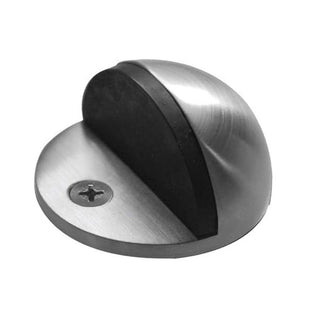 Fermaporta da pavimento in acciaio inox antigraffio supporto stopper