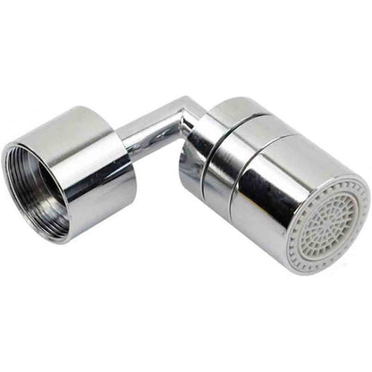 Filtro Universale Anti Schizzo per Rubinetto Bagno in Ottone Cromato Lucido orientabile maschio femmina