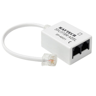 Filtro adsl Splitter telefonico Plug maschio RJ11 2 ingressi femmina