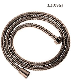 Laccio doccia bronzo flessibile 200 e 150 cm attacco 1/2"