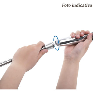 Laccio doccia bronzo flessibile 200 e 150 cm attacco 1/2"