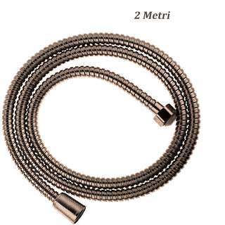 Laccio doccia bronzo flessibile 200 e 150 cm attacco 1/2"