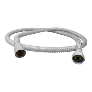 Laccio doccia bianco o nero flessibile 150 cm attacco ½”
