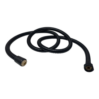 Laccio doccia bianco o nero flessibile 150 cm attacco ½”