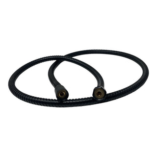 Laccio doccia bianco o nero flessibile 150 cm attacco ½”