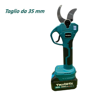 Forbici elettrica 2 batterie cesoia 68V taglio 35 mm