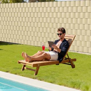 Striscia oscurante frangivista in PVC 19cmx35mt per giardino balcone