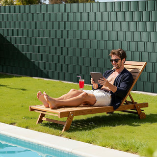 Striscia oscurante frangivista in PVC 19cmx35mt per giardino balcone