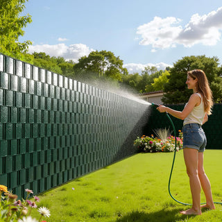 Striscia oscurante frangivista in PVC 19cmx35mt per giardino balcone